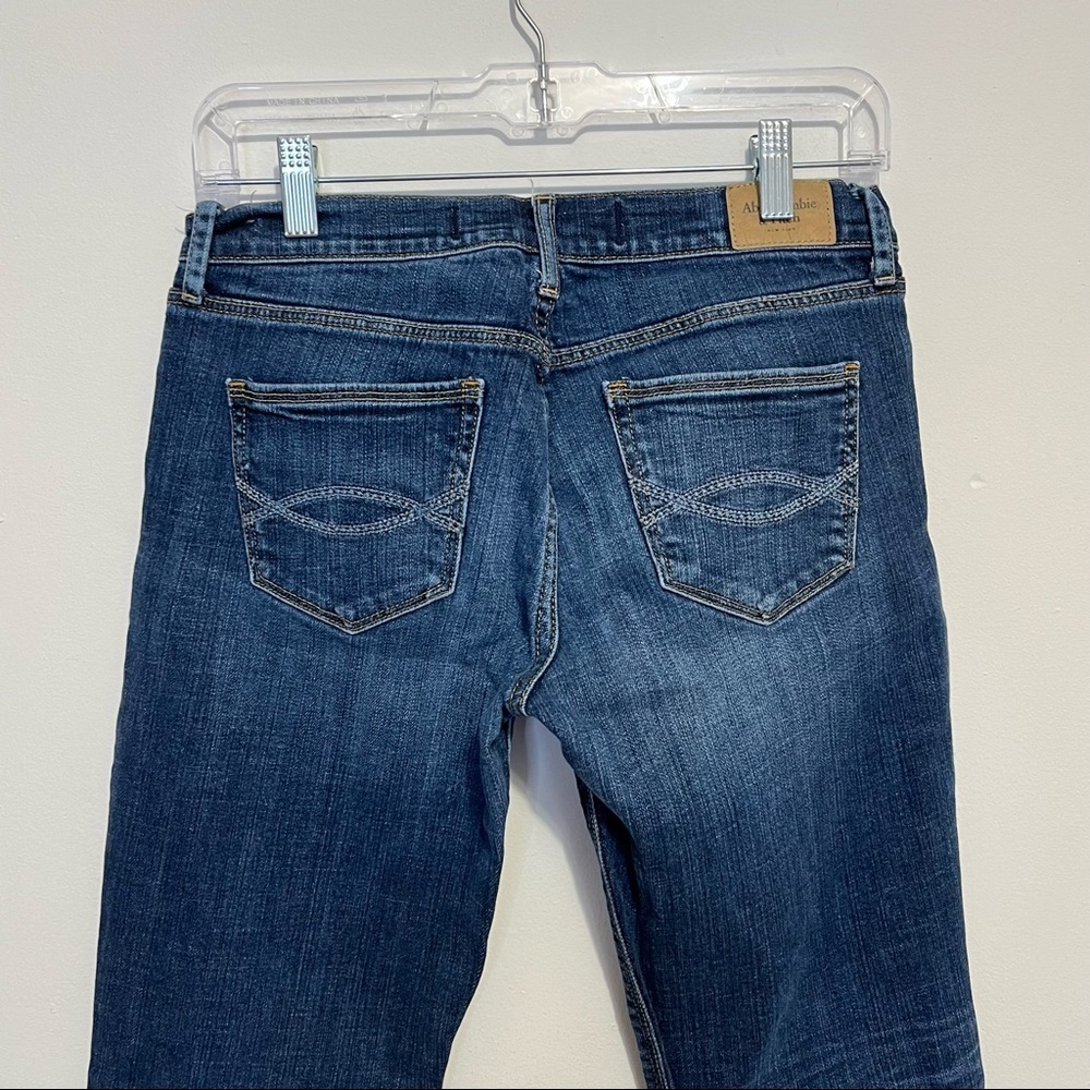 Abercrombie & Fitch Perfect Stretch Straight Leg Ankle Crop Jeans Womens Size 6 - Picture 6 of 11